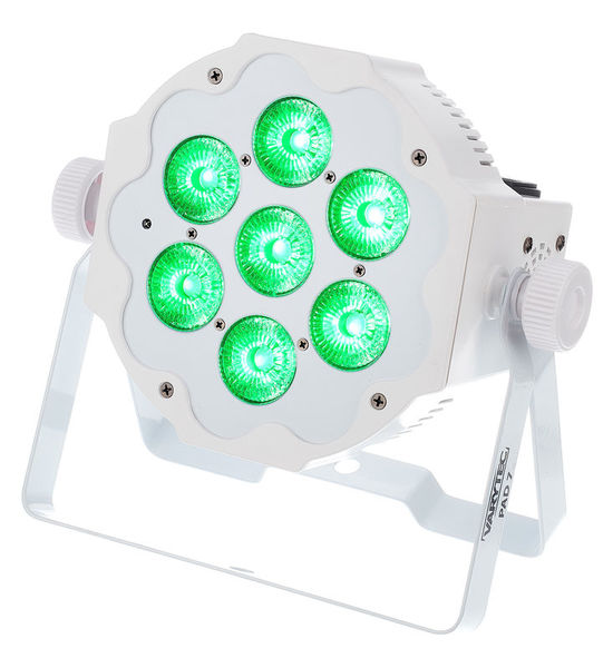 Varytec LED Pad7 7x10W 6in1 RGBWAUV WH