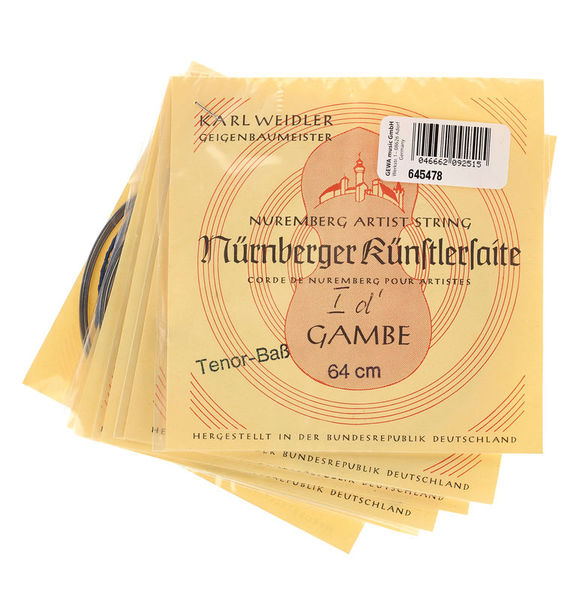 Weidler Tenor Viola da Gamba Strings
