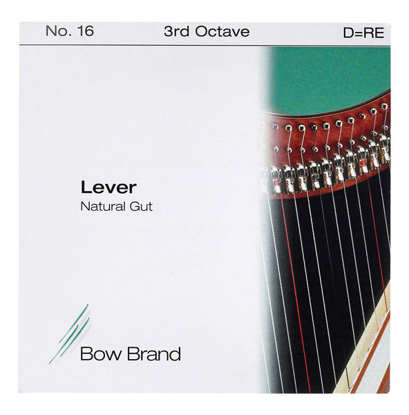 Bow Brand NG 3rd D Gut Harp String No.16