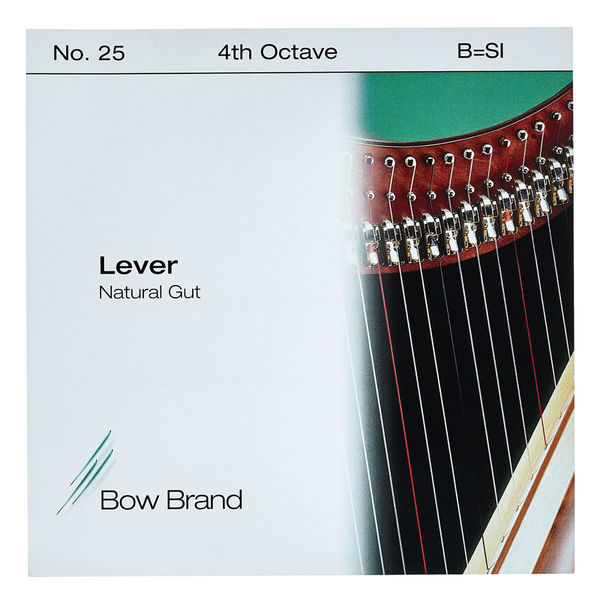 Bow Brand NG 4th B Gut Harp String No.25