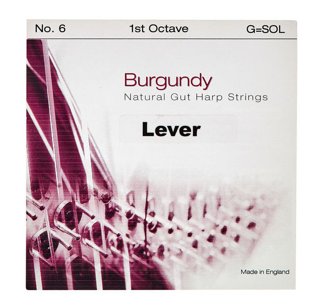 Bow Brand Burgundy 1st G Gut String No.6