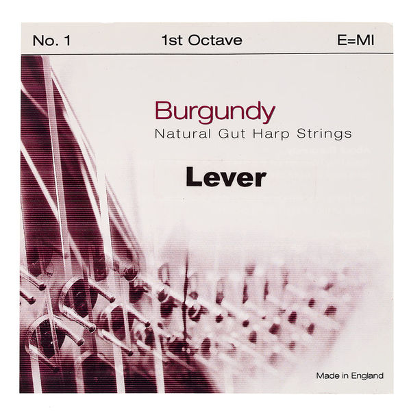 Bow Brand Burgundy 1st E Gut String No.1