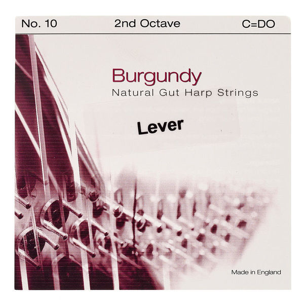 Bow Brand Burgundy 2nd C Gut Str. No.10