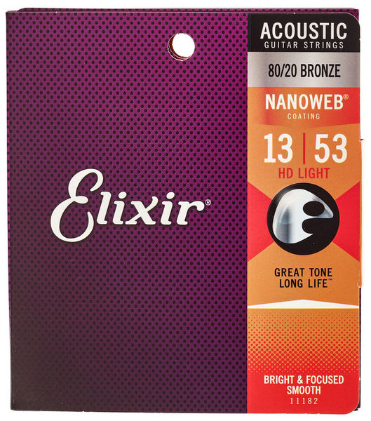 Elixir 11182 80/20 Bronze HD Light