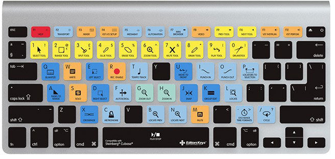 Editors Keys Keyboard Skin Cubase