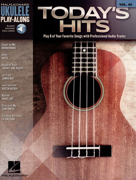 Hal Leonard Ukulele Play Along Today Hits Thomann Espana