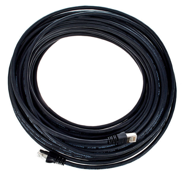 Telegärtner CAT6A Patchkabel 20m, SW