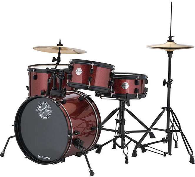 Ludwig Pocket Kit - Red Sparkle