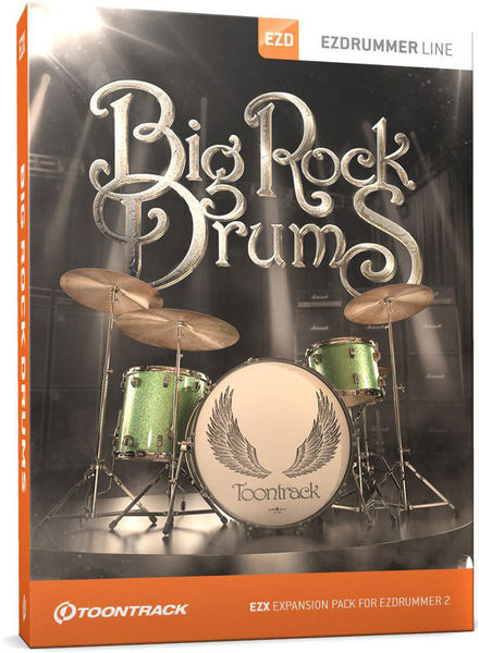 toontrack ezx2 big rock drums toontrack ezx2 big rock drums