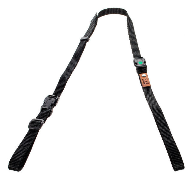 Uke Leash Half Strap Black Medium