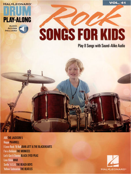 Hal Leonard Drum Play-Along Rock Songs Kid