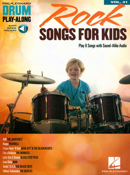 Hal Leonard Drum Play-Along Rock Songs Kid
