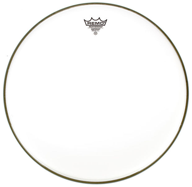 Remo 15" Emperor White smooth