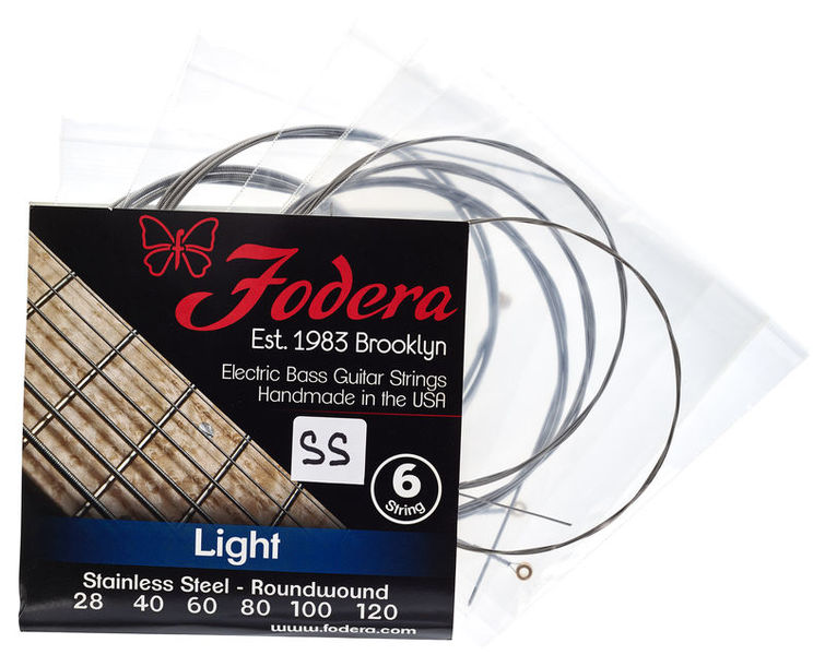 Fodera 6-String Set Light Steel Med.