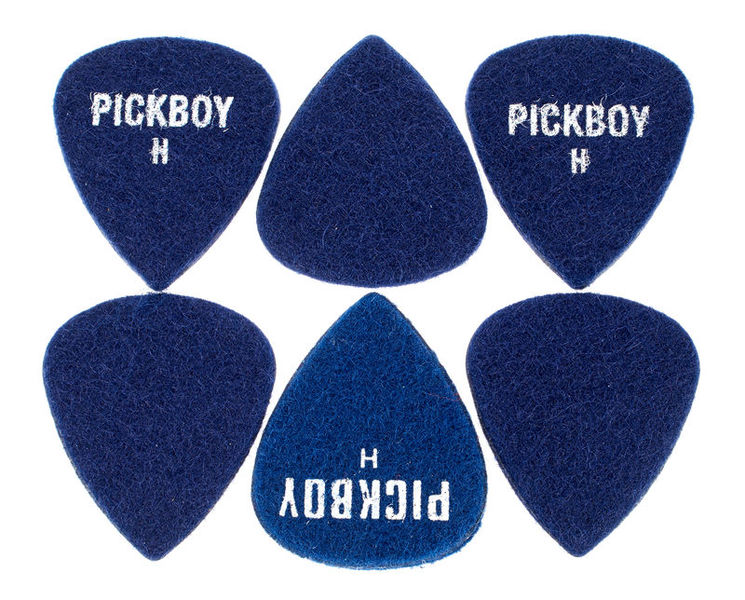 Pickboy Felt Raindrop Blue Hard Pick S