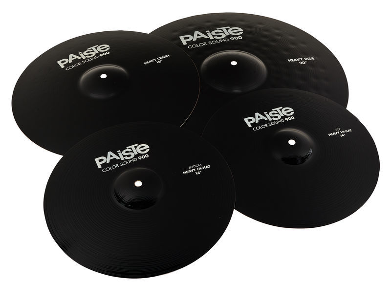 Paiste 900 Color Rock Cymbal Set BK