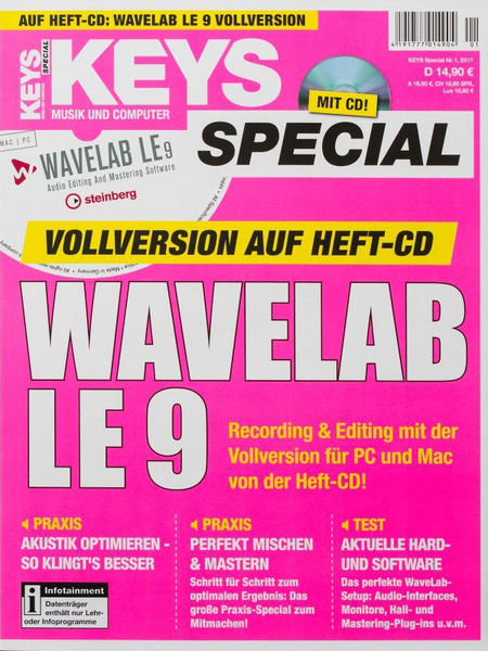 PPV Medien Keys Special mit WaveLab LE 9