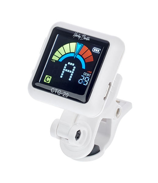 Harley Benton CTG-20 WH USB Clip Tuner