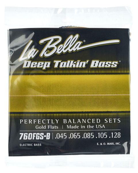 La Bella 760FGS-B DT'Bass Gold Flats