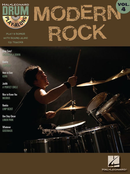 Hal Leonard Drum Play-Along Modern Rock