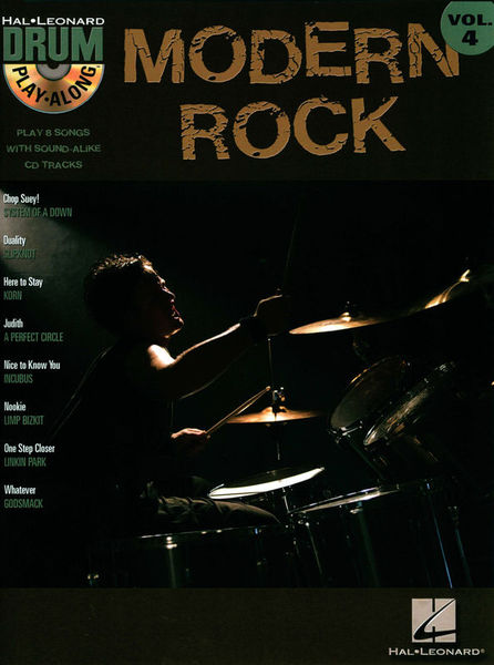 Hal Leonard Drum Play-Along Modern Rock