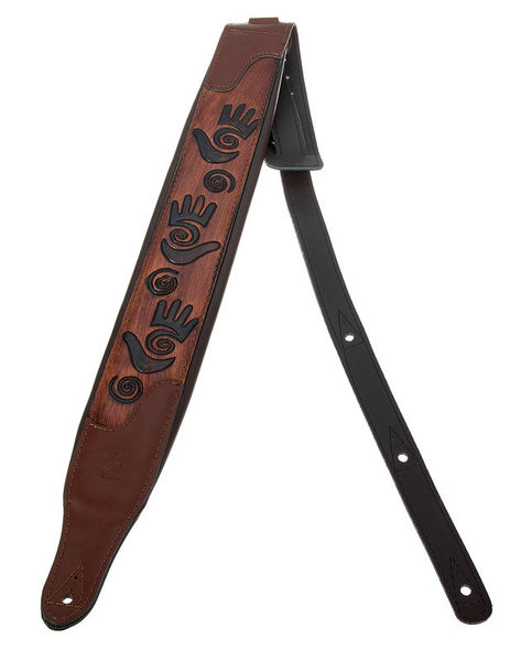Minotaur Hand Tooled Tribal Strap