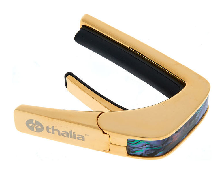 Thalia Capo Blue Abalone 24k Gold finish