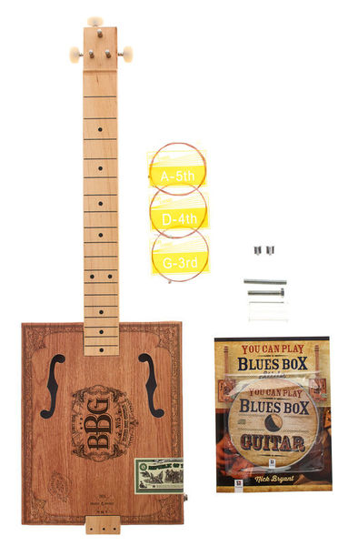 Hinkler Blues Box Guitar building Kit Gift instrument сигарбокс. Blues Box on Guitar.