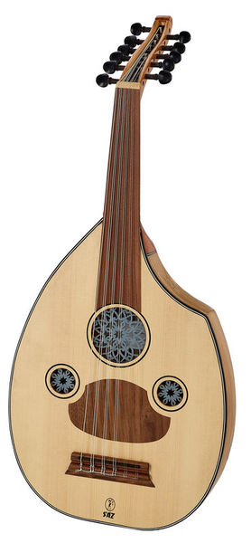 Saz TF1C Turkish Flat Oud Chestnut