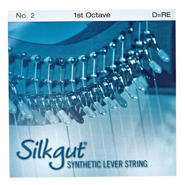 Bow Brand Silkgut 1st D Harp String No.2