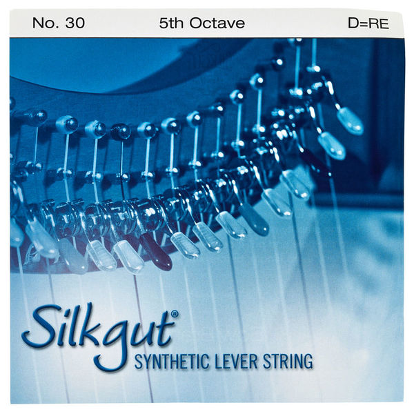 Bow Brand Silkgut 5th D Harp Str. No.30