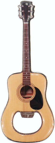 agifty Bottle Opener Guitar Magnetic