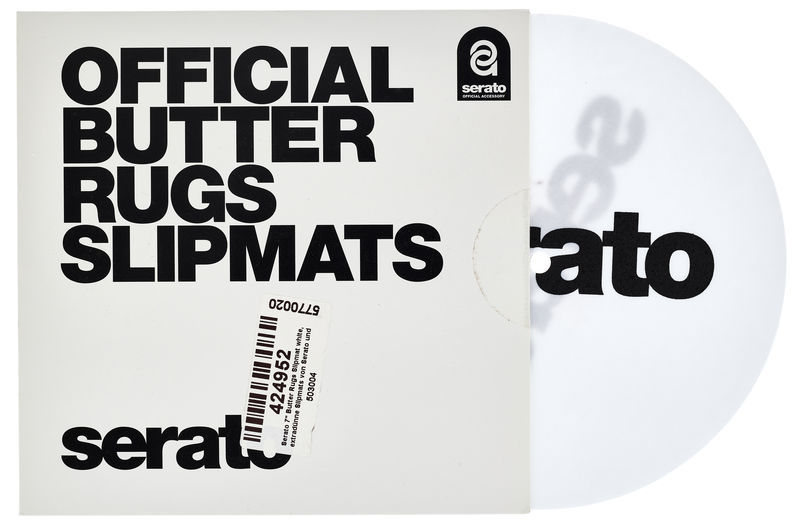 Serato 7"Butter Rugs Slipmat white