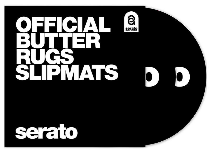 Serato Butter Rugs 12"Slipmat Black