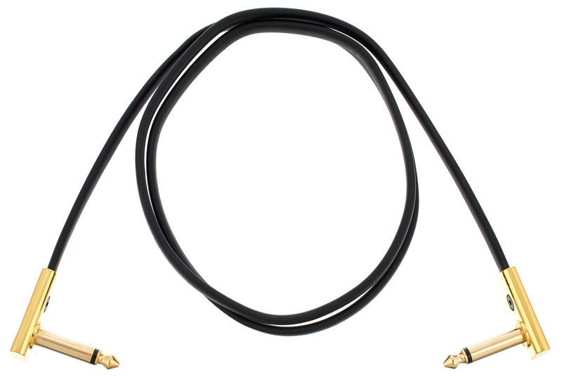 Rockboard Flat Patch Cable Gold 100 cm