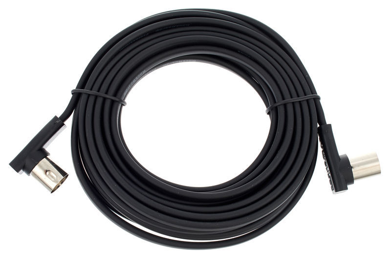 Rockboard Flat MIDI Cable 500cm Black