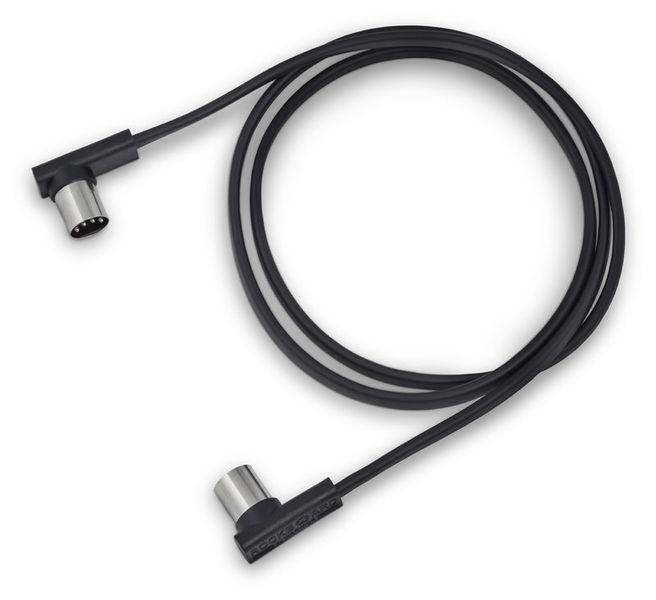 Rockboard Flat MIDI Cable 100cm Black