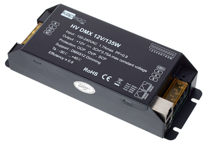 KapegoLED Power Supply HV DMX 12V/135W
