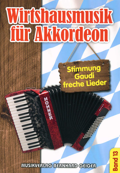 Musikverlag Geiger Wirtshausmusik Akkordeon 13