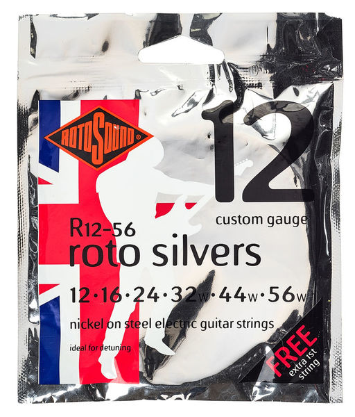 Rotosound Silvers 12-56 Nickel Strings