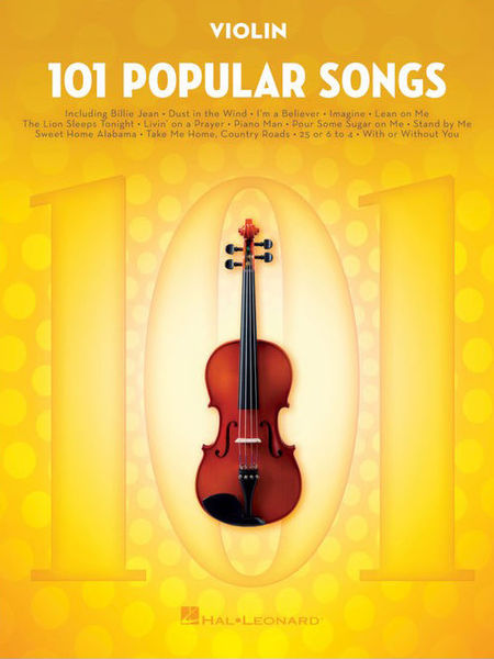Hal Leonard 101 Popular Songs Violin