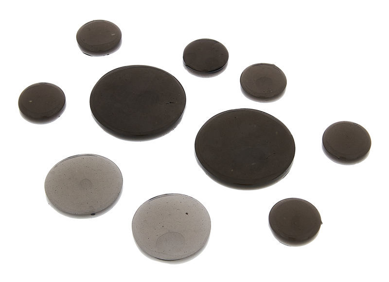 SlapKlatz Gel Pads 10-piece Box black