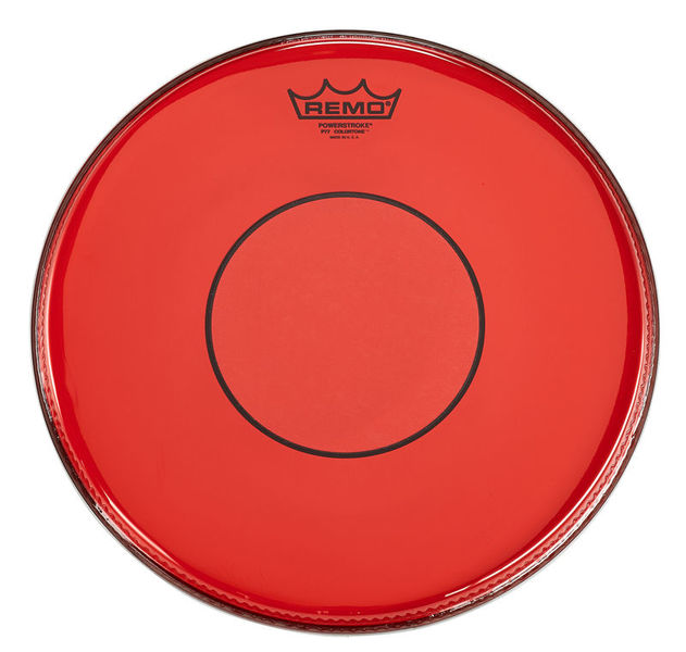 Remo 14" Power. 77 Colortone Red