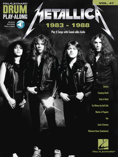 Hal Leonard Drum Play-Along Metallica 1983