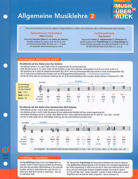 Edition Dux Musiklehre 2 Überblick