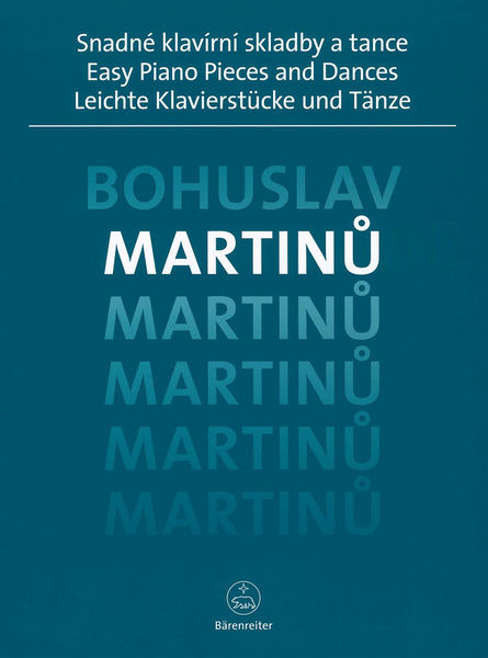 Bärenreiter Martinu Easy Piano Pieces