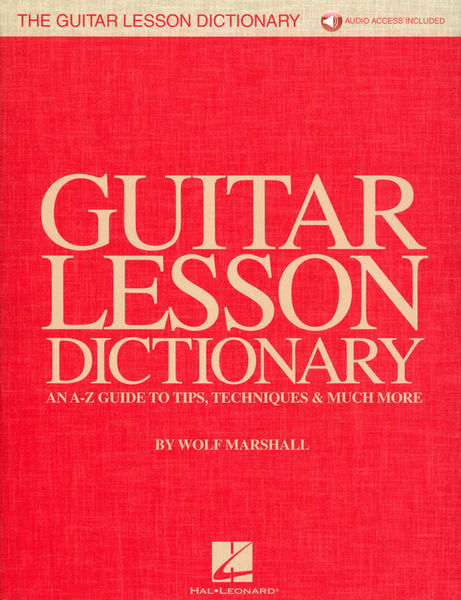 Hal Leonard The Guitar Lesson Dictionary