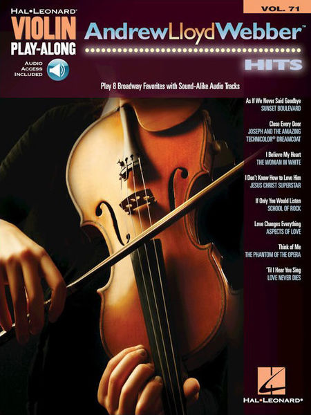Hal Leonard Violin Play-Along A.L. Webber