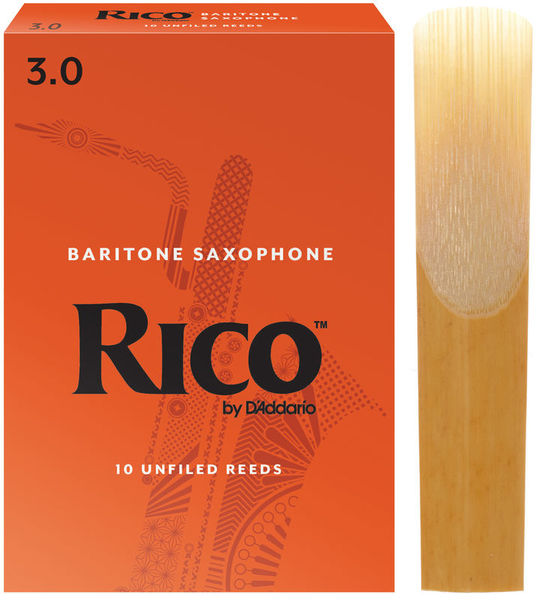 DAddario Woodwinds Rico Baritone Saxophone 3.0