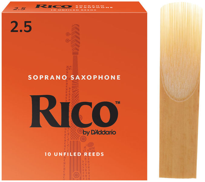 DAddario Woodwinds Rico Soprano Saxophone 2.5